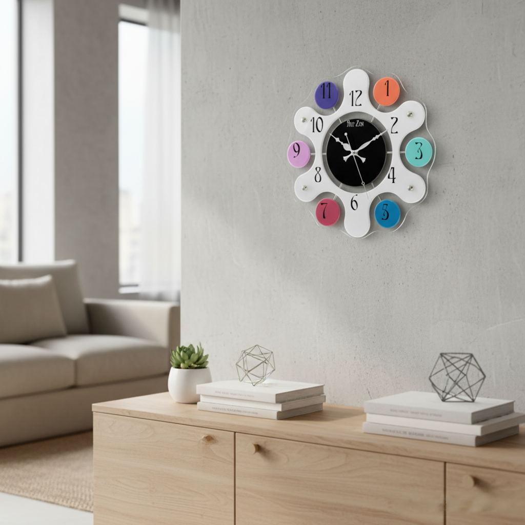 Color Pop Modern Wall Clock – ArtZon Series